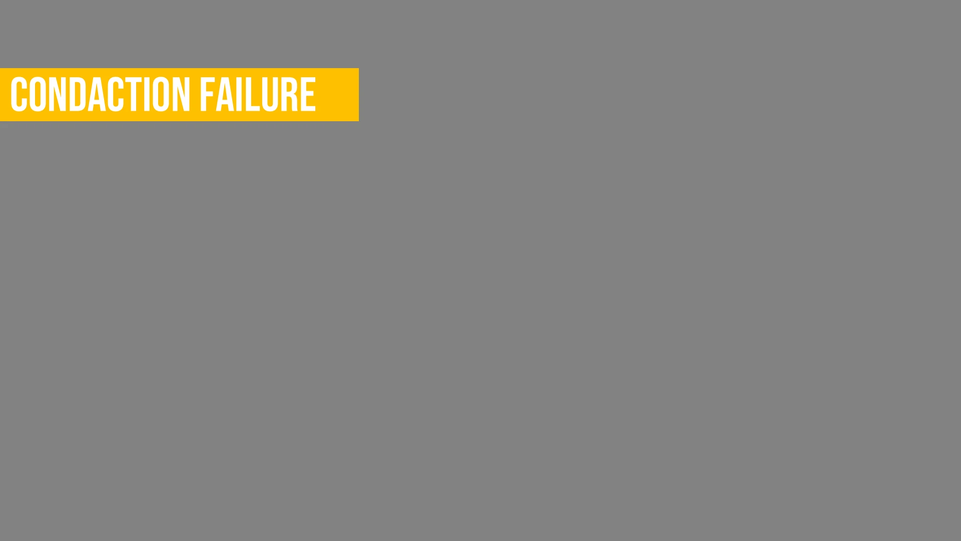 Condaction failure מתוך המצגת דרכים לגילוי רחפנים