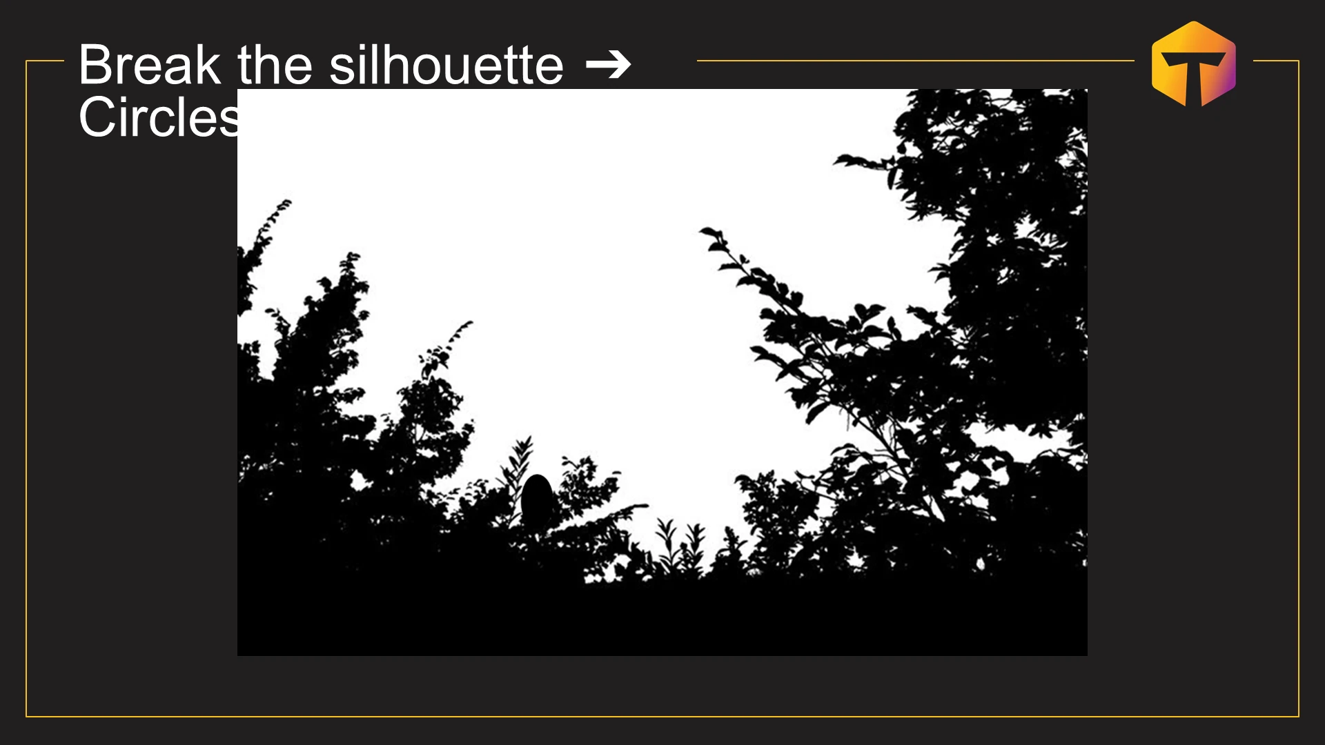 Break the silhouette ➔ Circles Find the circle מתוך המצגת דרכים לגילוי רחפנים