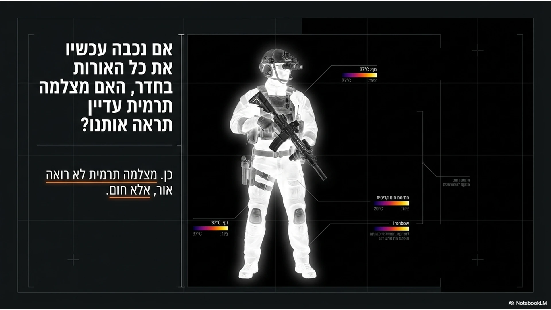 שקופית 07 מתוך המצגת טכנולוגיה תרמית בשימוש רחפנים ונגדם
